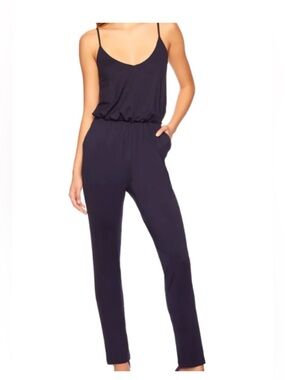 Susana Monaco Women's Black Sleeveless Jumpsuit, Size L, NWT